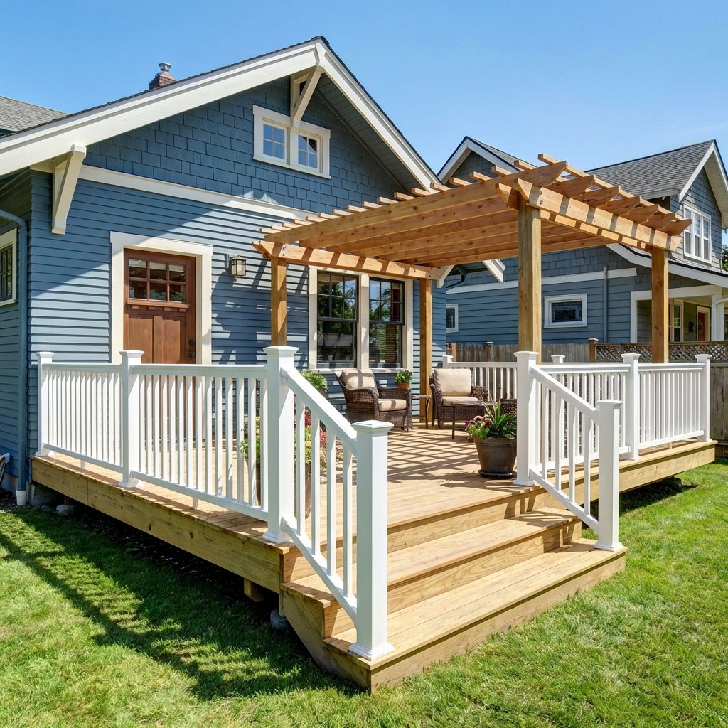 Pressure Treated Wood Deck